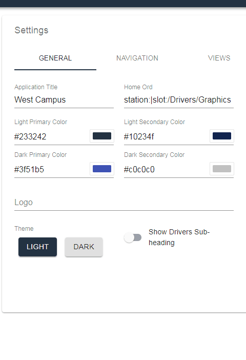 N4 View Builder dashboard