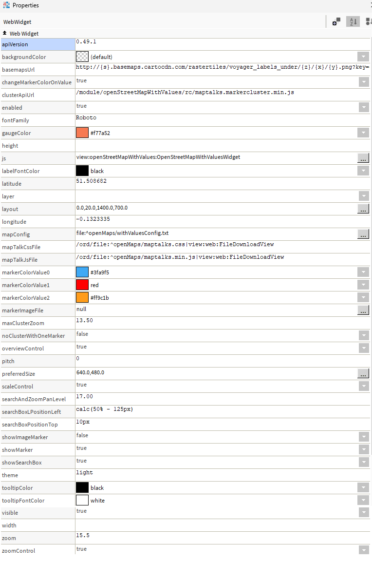 bms map properties