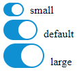Boolean Toggle Switch Size